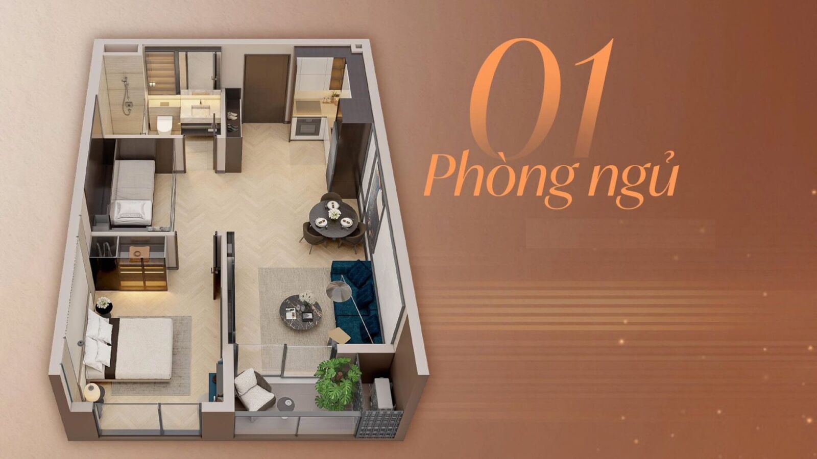 căn hộ 1 phòng ngủ tại alluvia city văn giang hưng yên