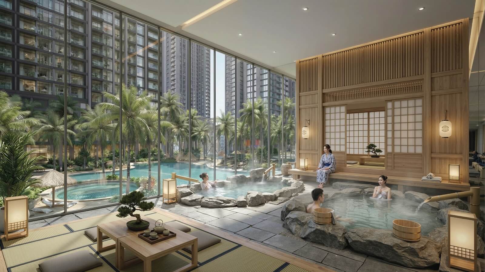 khoáng nóng onsen tại phân khu alumi dự án alluvia city văn giang