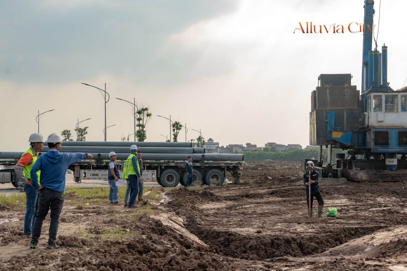 Tiến độ dự án Alluvia City Văn Giang Hưng Yên tháng 10/2025