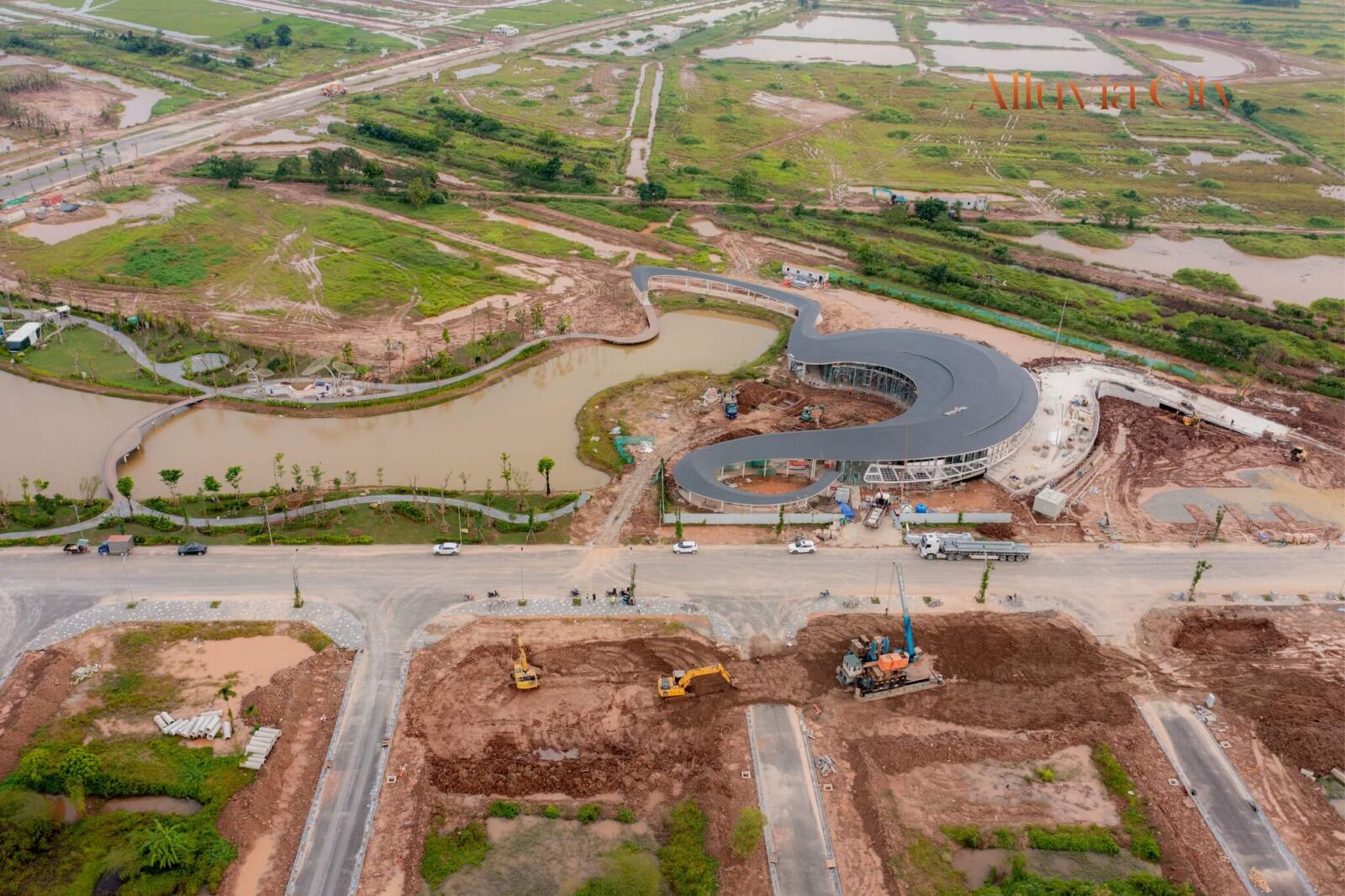 Tiến độ xây dựng dự án Alluvia City Văn Giang Hưng Yên cập nhật tháng 10/2025