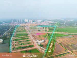 Tiến độ dự án Alluvia City Văn Giang Hưng Yên tháng 8/2025